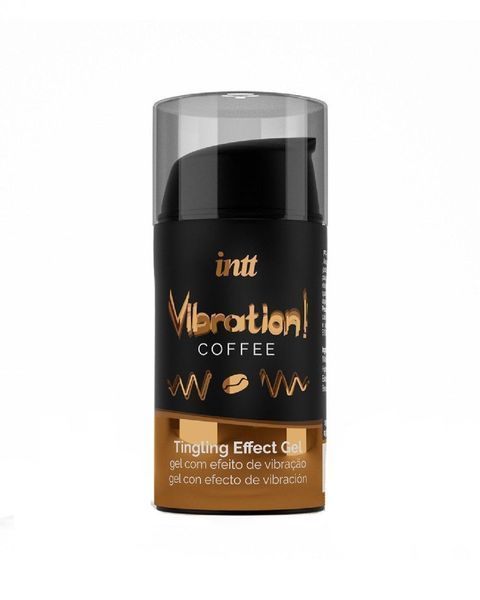 Рідкий вібратор зі смаком кави Intt Vibration Coffee, 15 мл SO3511 фото