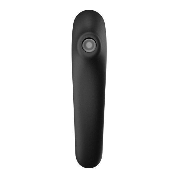 Вакуумный клиторальный стимулятор с вибрацией Satisfyer Dual Kiss Black, 18,5х4 см. SO6114 фото
