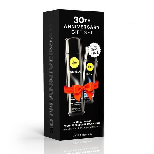 Ювілейний набір лубрикантів pjur 30th Anniversary Gift Set: Original 100 мл і Aqua 30 мл. SX2799 фото