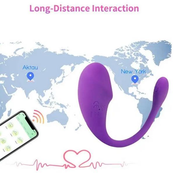 Смарт-віброяйце Love Spouse USB рожевого кольору, 8,5 х3, 5 см. X0000493-1 фото