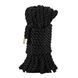 Розкішна мотузка для Шибарі Zalo Bondage Rope Black 10 метрів, 8 мм, колір чорний SO8234 фото 1