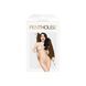 Боди Penthouse Scandalous White, крупная сетка, высокий воротник, длинные рукава, S/L, XL SO6459 фото 3