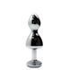 Металевий анальний затор Wooomy Lollypop Double Ball Metal Plug, розмір S, 8,5х2,8 см. SO7417 фото 2