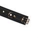 Наручники с цепочкой Liebe Seele Black Organosilicon Wrist Cuff, экокожа SO9485 фото 4