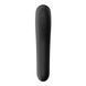 Вакуумный клиторальный стимулятор с вибрацией Satisfyer Dual Kiss Black, 18,5х4 см. SO6114 фото 3