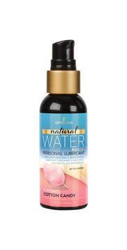 Лубрикант на водной основе со вкусом сладкой ваты Sensuva Natural Water-Based Cotton Candy, 57 мл SO4944 фото