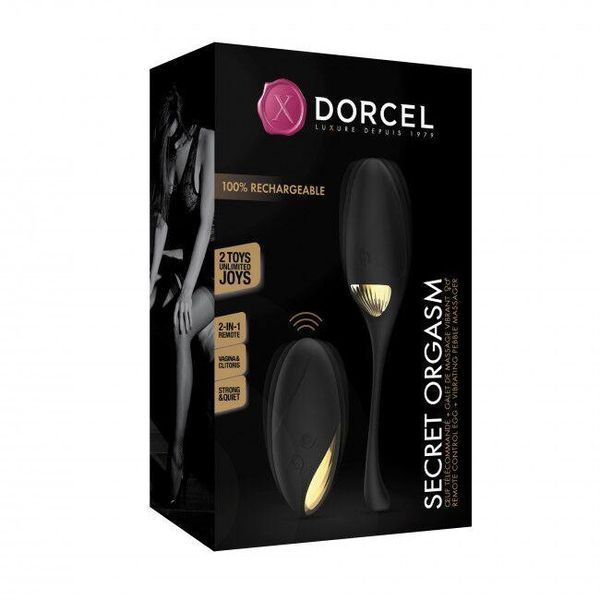 Віброяйце з вібропультом Dorcel Secret Orgasm, 6,2х3,2 см. SO4869 фото