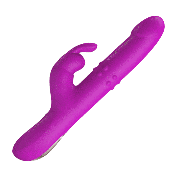 Вибратор с ротацией и толчками Pretty Love Reese Vibrator Purple, 24,8х3,6 см. 6603BI1219 фото