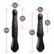 Вибратор пульсатор с толчками Temptasia by Blush - Lazarus Thrusting Dildo - Black, 25,4х3,8 см. SO8836 фото 5