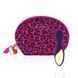 Мини вибромассажер Rianne S: Lovely Leopard Purple, 12х3,5 см. SO3883 фото 1