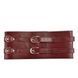 Шкіряний пояс для бондажу Liebe Seele Wine Red Waist Cuff, розмір L SO9462 фото 4
