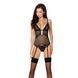Корсет із декольте ERZA CORSET black Passion, S/M, L/XL, XXL/XXXL PS26008 фото 1