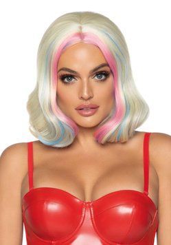 Парик Харли Квинн Leg Avenue Harley wavy bob wig, короткий, 36 см SO7943 фото