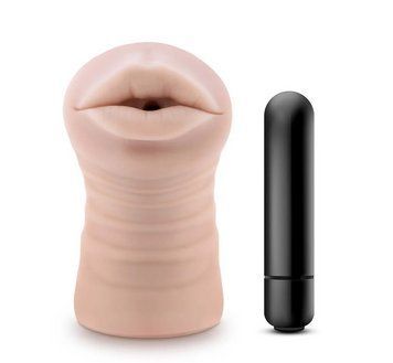 Мастурбатор-рот з вібрацією Blush ENLUST NICOLE, 13,3х5 см. BL70049 фото