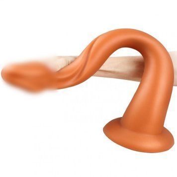 Фаллоимитатор для фистинга Golden Python Sucker Butt Plug XXL, 55х8,3 см. (головка 6,3 см) IXI60144 фото