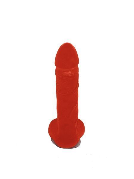 Крафтовое мыло-член с присоской Чистый Кайф Red, size L SO2638 фото
