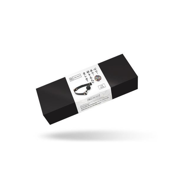 Кляп силиконовый Liebe Seele Black Organosilicon Ball Gag, 4,3 см. SO9483 фото