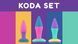 Набор анальных пробок PMV20 Koda &ndash; Butt Plug Set, диаметр 2,9 см, 3,9 см, 5 см SO8897 фото 5