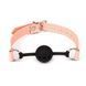 Повітряпроникний кляп Liebe Seele Dark Candy Pink Ball Gag, силіконова кулька, діаметр 4,3 см. SX1658 фото 1