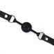 Кляп силиконовый Liebe Seele Black Organosilicon Ball Gag, 4,3 см. SO9483 фото 5