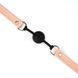 Повітряпроникний кляп Liebe Seele Dark Candy Pink Ball Gag, силіконова кулька, діаметр 4,3 см. SX1658 фото 2