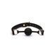 Кляп силиконовый Liebe Seele Black Organosilicon Ball Gag, 4,3 см. SO9483 фото 1