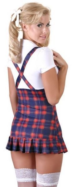 Костюм школьницы School Girl Dress by Cottelli Collection от Orion, S, M, L, XL 421412 фото