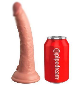 Двошаровий фалоімітатор Pipedream King Cock Elite 7", 21х3, 5 см. 546682 фото