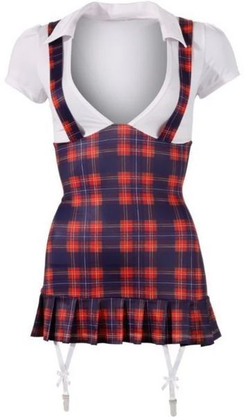 Костюм школьницы School Girl Dress by Cottelli Collection от Orion, S, M, L, XL 421412 фото