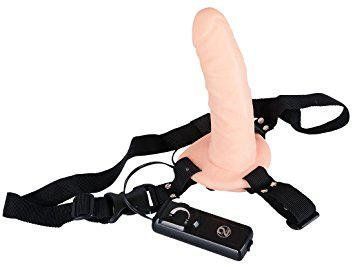 Страпон-фаллопротез із вібрацією Easy Rider Skin Strap On, 17х4,5 см 578436 фото