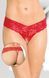 Женские стринги с разрезом в интимной зоне Thongs 2440, S/М, М/L 5591244036 фото 1