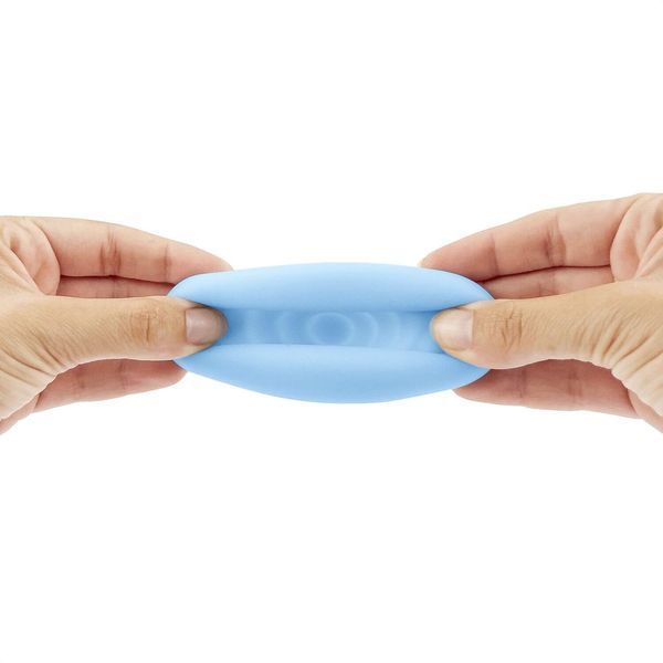 Мастурбатор-яйцо Wooomy Wigggler Mini Masturbator, очень нежный, пробник лубриканта Amorean 1 мл, 6х5,6 см SX1706 фото
