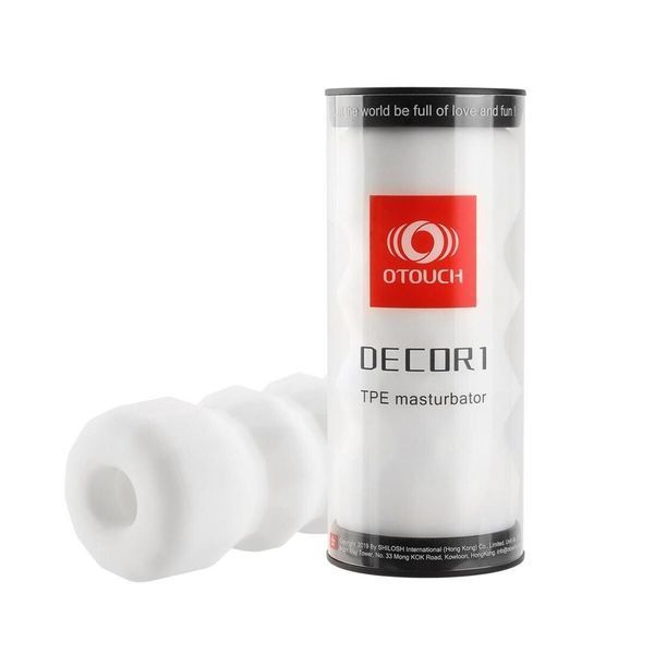 Мастурбатор Otouch DECOR 1-B, ефект всмоктування, пружні пірамідки, 14х5,5 см. SO9375 фото