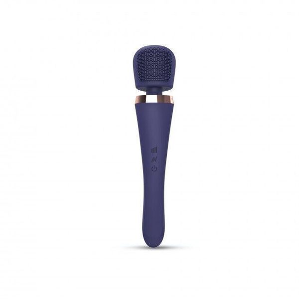Вибромассажер с силиконовой щеточкой Love to Love Brush Crush - Midnight Indigo, 25,4х5,3 см. SO5533 фото