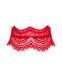 Широкий кружевной чокер Obsessive Bergamore choker, red SO7686 фото 1