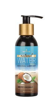 Лубрикант на водной основе со вкусом кокоса Sensuva Natural Water-Based Exotic Coconut, 125 мл SO4947 фото