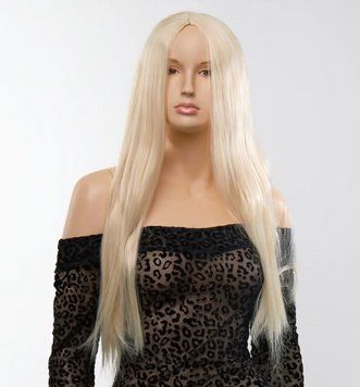 Перука пряма Fetish Hair блонд, 70 см. LS98609 фото