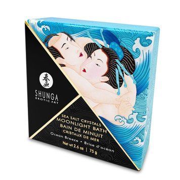Сіль для ванни Shunga Moonlight Bath &ndash; Ocean Breeze (75 мл), сіль Мертвого моря, аромамасла SO2540 фото
