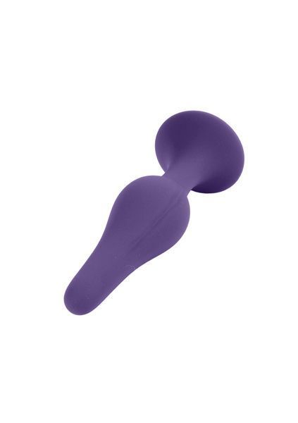 Анальный плаг Silicone Purple Plug S, 10х2,4 см. 62530064-00088 фото
