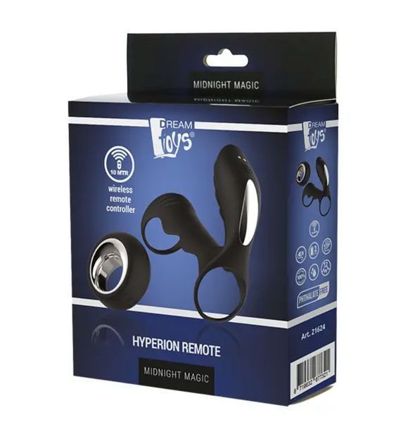 Насадка на член із вібрацією Get Lock Vibrating Cock Cage Clear, 7,6х2 см. DT21624 фото