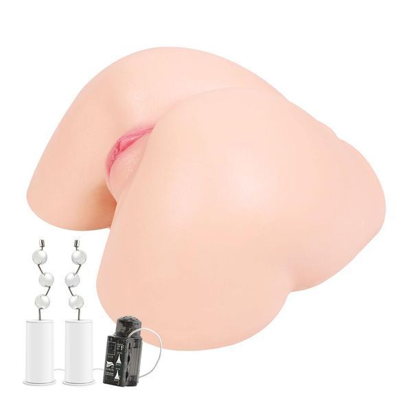 Мастурбатор вагіна та анус з вібрацією та ротацією Kokos 002 Hanna ONAHOLE Real Hips 2WayPlus, 43х30 см. SX1436 фото