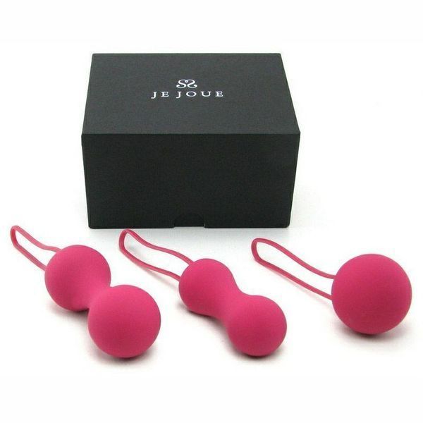 Набор вагинальных шариков Je Joue - Ami Fuchsia, диаметр 3,8-3,3-2,7 см, вес 54-71-100 гр SO3044 фото