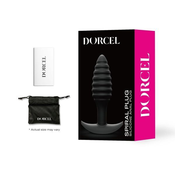Силіконова анальна пробка Dorcel SPIRAL PLUG, 10,6х3 см. SO8289 фото