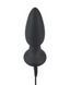 Анальна пробка з ротацією та пультом ДУ Black Velvets Remote Controlled Rotating & Vibrating Plug, 14,2 х4,1 см 61325964260000 фото 3