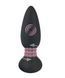 Анальна пробка з ротацією та пультом ДУ Black Velvets Remote Controlled Rotating & Vibrating Plug, 14,2 х4,1 см 61325964260000 фото 2