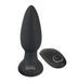 Анальна пробка з ротацією та пультом ДУ Black Velvets Remote Controlled Rotating & Vibrating Plug, 14,2 х4,1 см 61325964260000 фото 1