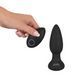Анальна пробка з ротацією та пультом ДУ Black Velvets Remote Controlled Rotating & Vibrating Plug, 14,2 х4,1 см 61325964260000 фото 6