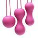 Набор вагинальных шариков Je Joue - Ami Fuchsia, диаметр 3,8-3,3-2,7 см, вес 54-71-100 гр SO3044 фото 3
