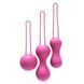 Набор вагинальных шариков Je Joue - Ami Fuchsia, диаметр 3,8-3,3-2,7 см, вес 54-71-100 гр SO3044 фото 1