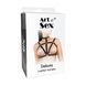 Портупея жіноча з натуральної шкіри Art of Sex - Delaria Leather harness, Чорний, XS-M, L-2XL SO8306 фото 3